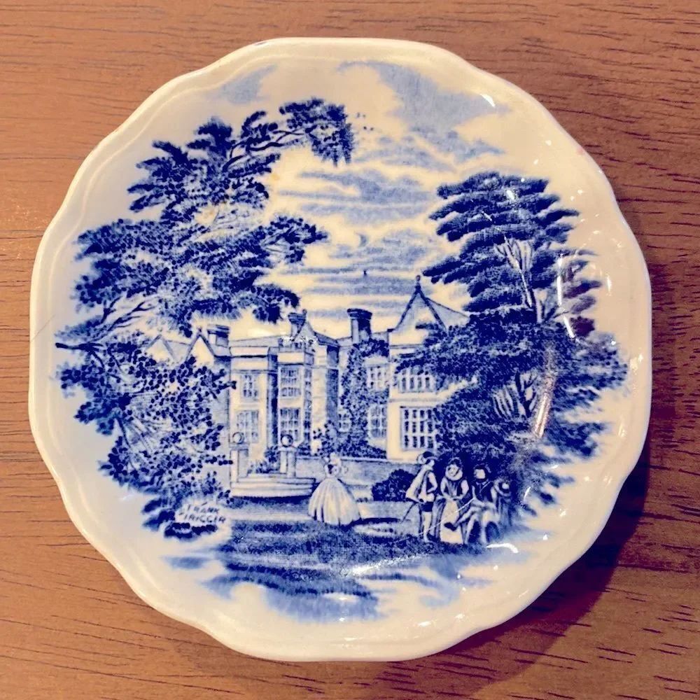 Meakin Chequers 4” Trinket Dish